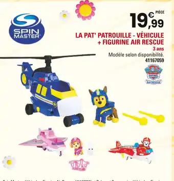 Spin Master / Pax Patrol La Pat' Patrouille - Véhicule + Figurine Air Rescue