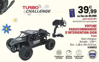 Voiture radiocommandée d'intervention GIGN