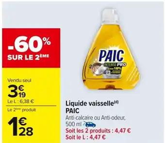 Promotion Exclusives de 2
Paic : Découvrez l'Offre incontournable