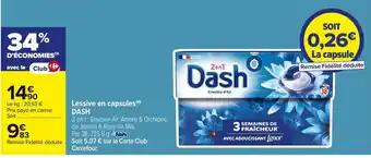 DASH Lessive en capsules