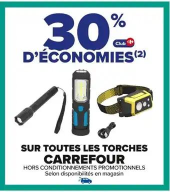 CARREFOUR Sur toutes les torches