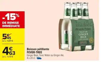 FEVER-TREE Boisson pétillante 4 x 70 cl