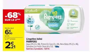 Promotion Exclusives de 16
Lingettes bébé : Découvrez l'Offre incontournable