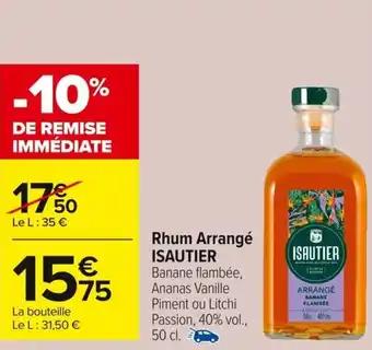 ISAUTIER Rhum Arrangé 50 cl