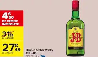 J&B RARE Blended Scotch Whisky 1,5 l