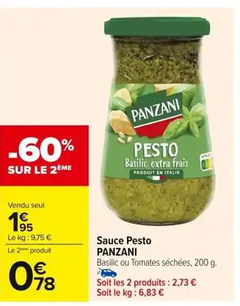 PANZANI Sauce Pesto 200 g