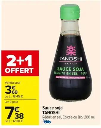 Promotion Exclusives de 7
Sauce soja : Découvrez l'Offre incontournable