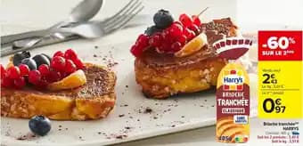 HARRYS Brioche tranchée 485 g