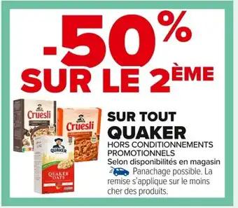 Promotion Exclusives de 5
Quaker : Découvrez l'Offre incontournable