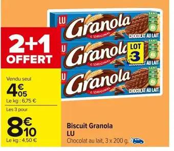 Promotion Exclusives de 4
Granola : Découvrez l'Offre incontournable