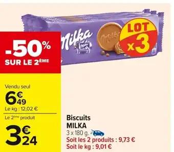 MILKA Biscuits 3 x 180 g