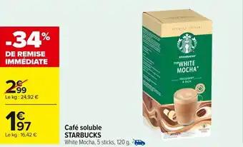 STARBUCKS Café soluble 120 g