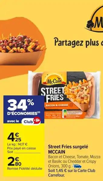 MCCAIN Street Fries surgelé 300 g