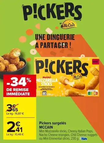 MCCAIN Pickers surgelés 230 g
