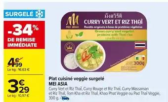 MEI ASIA Plat cuisiné veggie surgelé 300 g