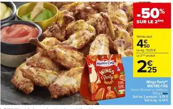 MAÎTRE COQ Wings Party 400 g