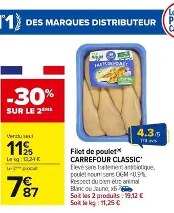 Promotion Exclusives de 27
Filet de poulet : Découvrez l'Offre incontournable