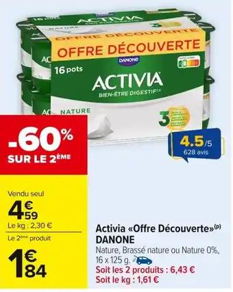DANONE Activia Offre Découverte 125 g