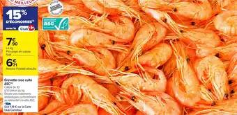 Promotion Exclusives de 3
Crevette rose cuite : Découvrez l'Offre incontournable
