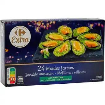 CARREFOUR EXTRA Moules farcies surgelées 250 g