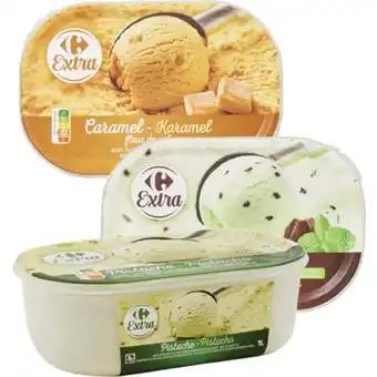 CARREFOUR EXTRA SUR TOUS LES BACS DE GLACE