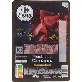 CARREFOUR EXTRA Viande des Grisons 80 g