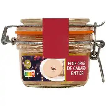 CARREFOUR SENSATION Foie gras de Canard entier 115 g