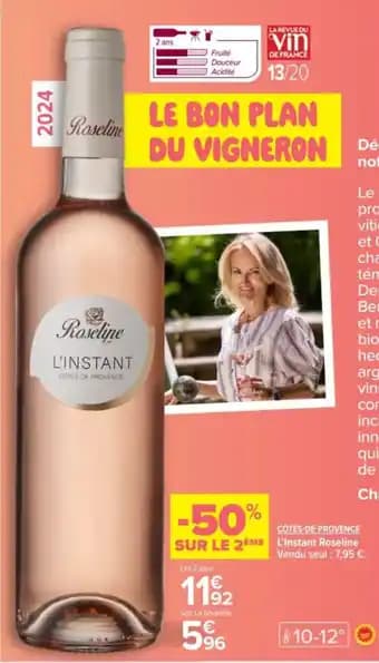 ROSELINE Côtes-de-provence l'instant