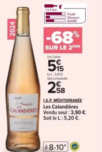 I.G.P. MÉDITERRANÉE Les Calandières