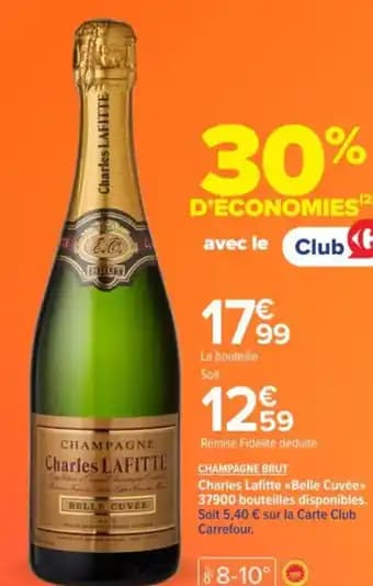 CHAMPAGNE BRUT Charles Lafitte «<Belle Cuvée>>