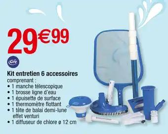 GRE Kit entretien 6 accessoires