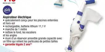 GRE Aspirateur électrique