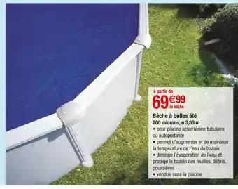 Bâches à bulles été 20