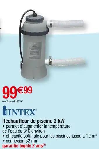 INTEX Réchauffeur de piscine 3 kw