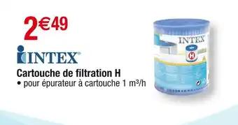 INTEX Cartouche de filtration H