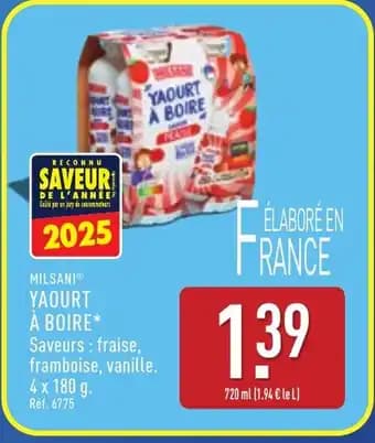 MILSANI Yaourt à boire 720 ml