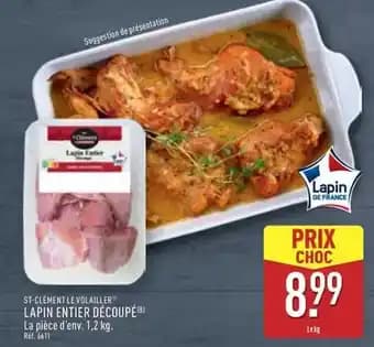 Promotion Exclusives de 1
            
        
        Lapin entier : Découvrez l'Offre incontournable