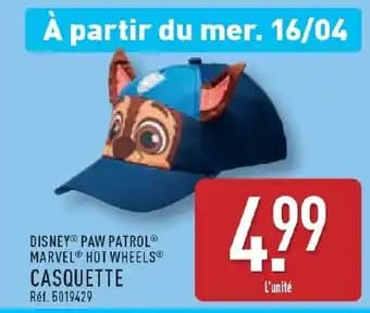 DISNEY PAW PATROL® MARVEL® HOT WHEELSⓇ Casquette