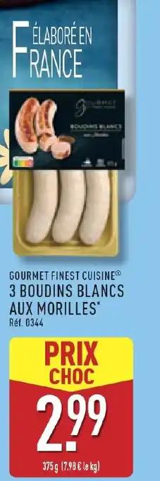GOURMET FINEST CUISINE 3 boudins blancs aux morilles 375 g