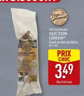 Pays Gourmand Saucisson Lorrain