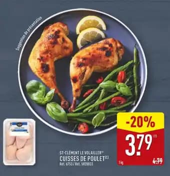 ST-CLÉMENT LE VOLAILLER Cuisses de poulet