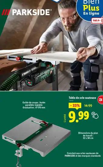 PARKSIDE Table de scie sauteuse