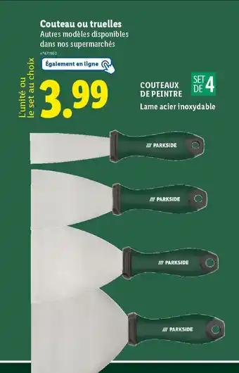 PARKSIDE Couteau ou truelles