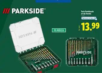 PARKSIDE Set d'embouts et de forets