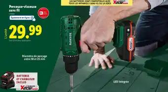 PARKSIDE Perceuse-visseuse sans fil