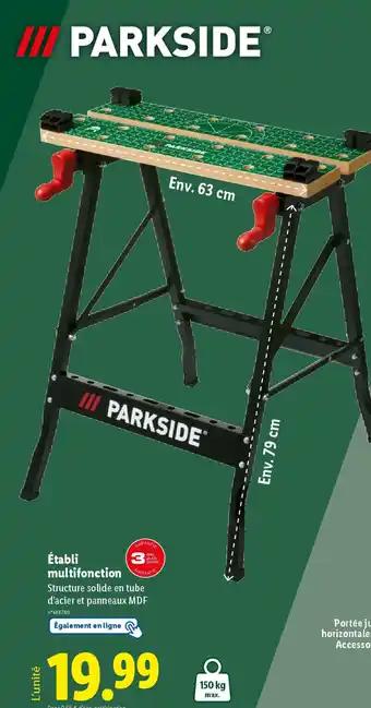 PARKSIDE Établi multifonction