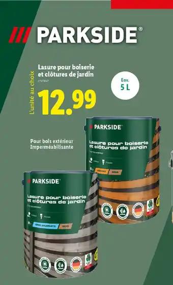 PARKSIDEⓇ Lasure pour boiserie et clôtures de jardin 5 L