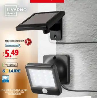 LIVARNO HOME Projecteur solaire LED ANS