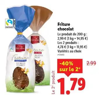 FAVORINA Friture chocolat 200 g