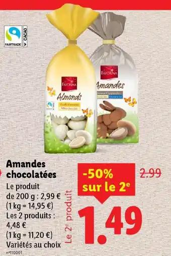 FAVORINA Amandes chocolatées
